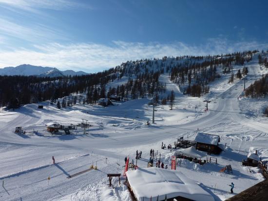 vue du balcon du Sport Hotel